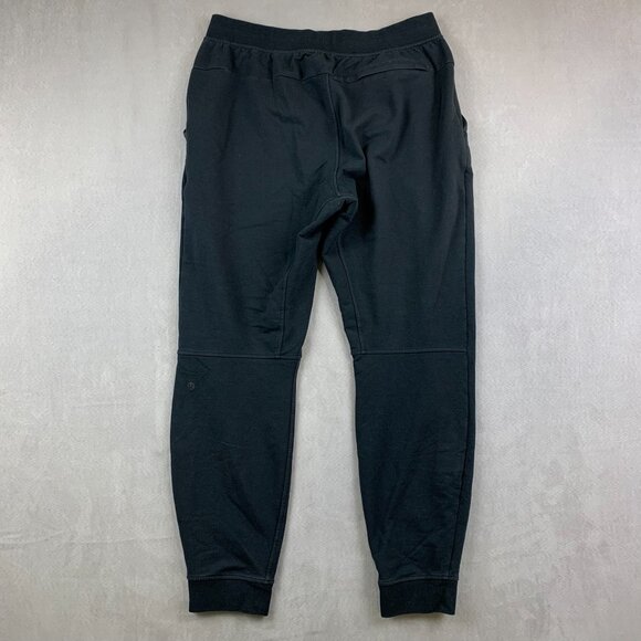 Lululemon Mens Sweatpants Large Black City Sweat Jogger Tapered Stretch M5AJTS - Picture 8 of 12